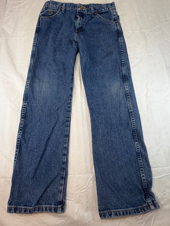 Wrangler Other - Wrangler Boys Dark Blue Straight Loose Jeans